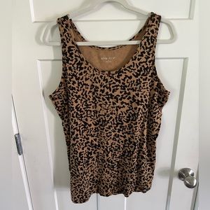 Ava & Viv Cheetah Print Tank Top Sz. 2X
